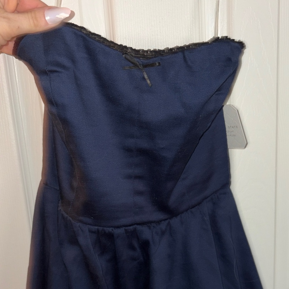 Altar'd State Navy Blue Formal Dress